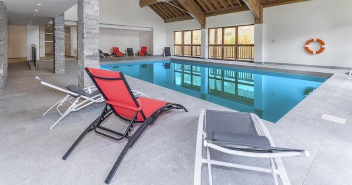 Apartamento Appt Le Hameau Des Rennes 4 Etoiles Pieds Des Pistes Piscine Interieure Exterieure Vars  Exterior foto