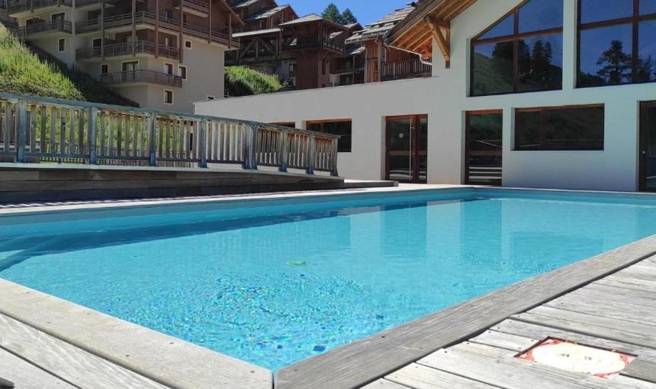 Apartamento Appt Le Hameau Des Rennes 4 Etoiles Pieds Des Pistes Piscine Interieure Exterieure Vars  Exterior foto